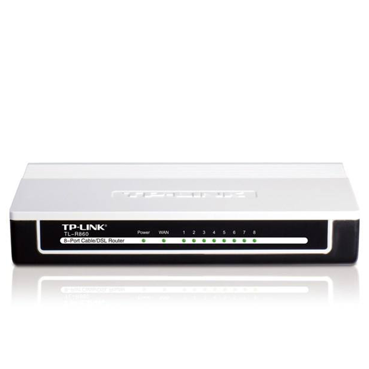 قیمت و مشخصات روتر 8 پورت و سیمی تی پی-لینک مدل TL-R860-V1